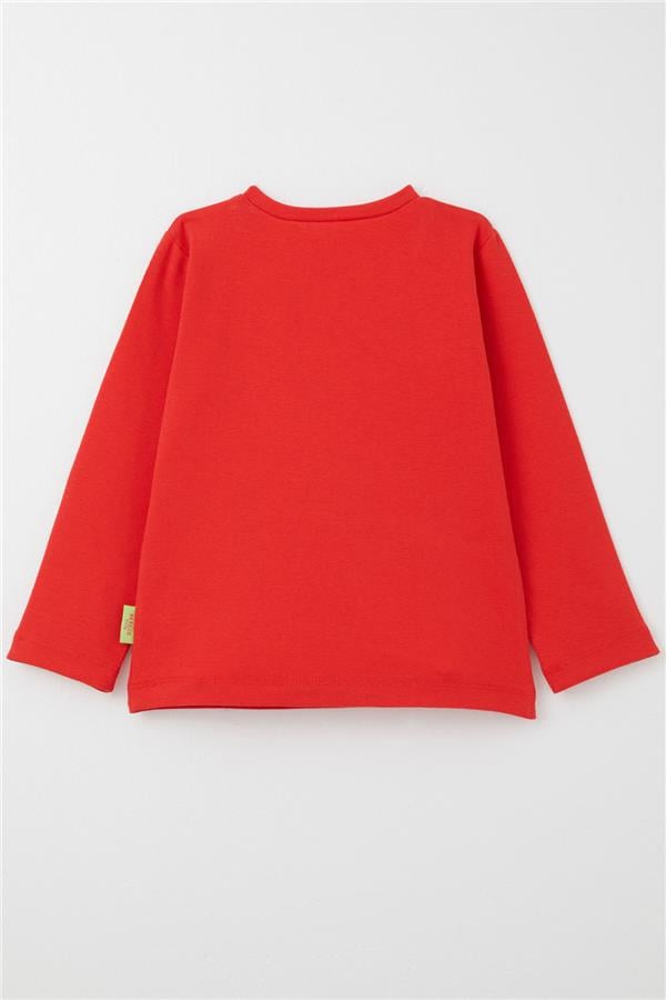 Baby Girl Long-Sleeve T-Shirt Basic Pomegranate (9 Months-1.5 Years)