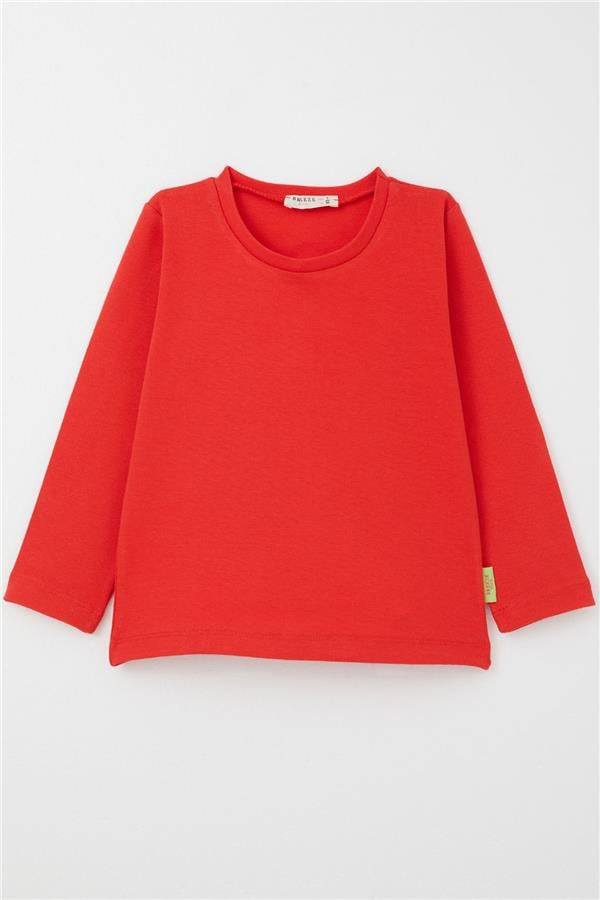 Baby Girl Long-Sleeve T-Shirt Basic Pomegranate (9 Months-1.5 Years)