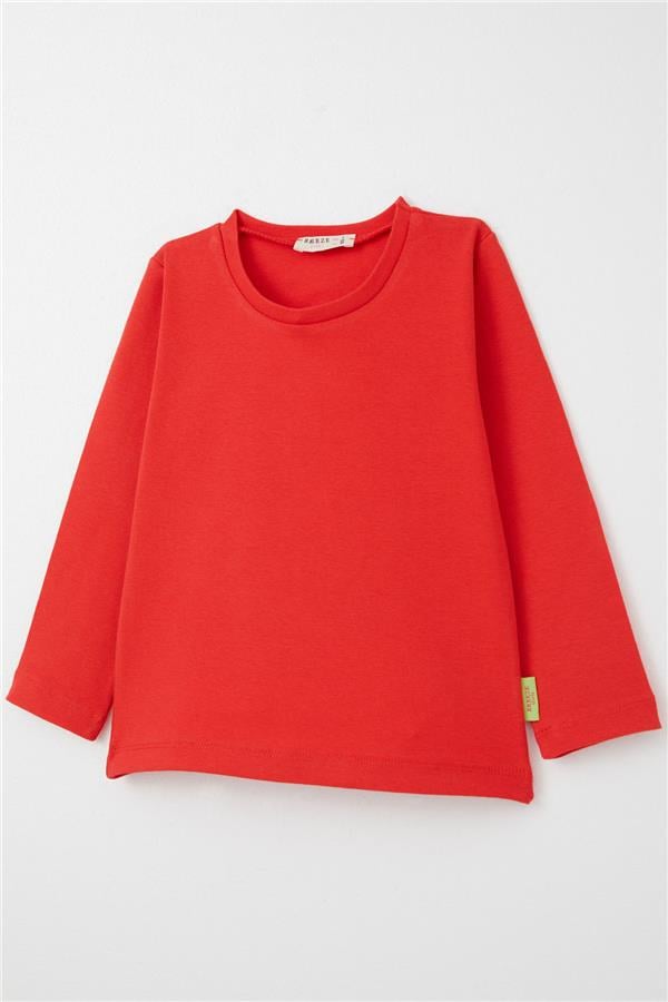 Baby Girl Long-Sleeve T-Shirt Basic Pomegranate (9 Months-1.5 Years)