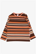 Baby Girl Long-Sleeve T-Shirt, Striped Pattern, Mixed Colors (9 Months-3 Years)