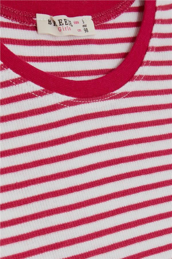 Baby Girl Long-Sleeve T-Shirt Striped Fuchsia (9 Months-1 Years)