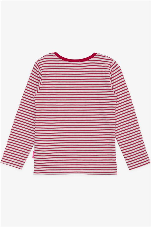 Baby Girl Long-Sleeve T-Shirt Striped Fuchsia (9 Months-1 Years)