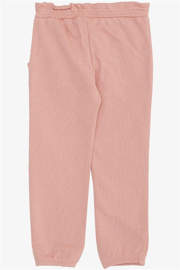Baby Girl Bottoms with Elastic Waistband and Pockets, Rose Pink (1-2 Years)