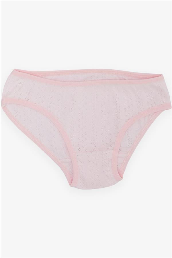 Girls' Athletic Top & Briefs Set, Jacquard Pink (Ages 3-11)