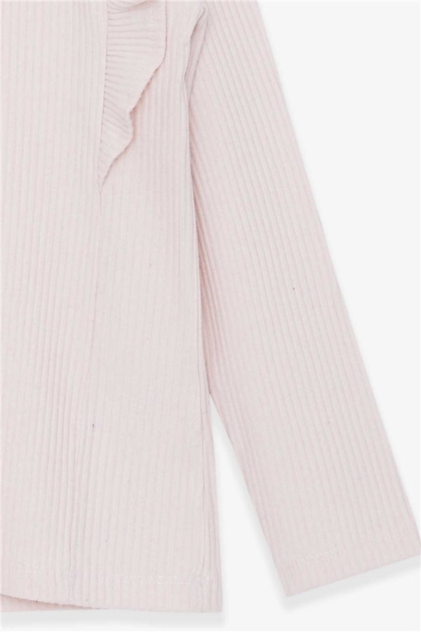 Girl's Blouse with Ruffles, Cream Color (1.5-5 Years)