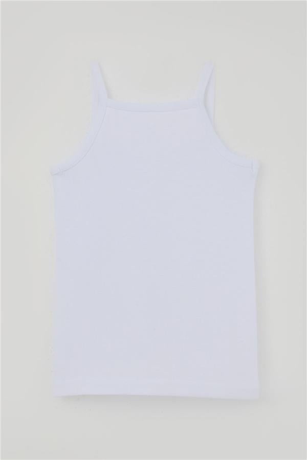 Girls' Thin Strap Tank Top White (Ages 5-13)