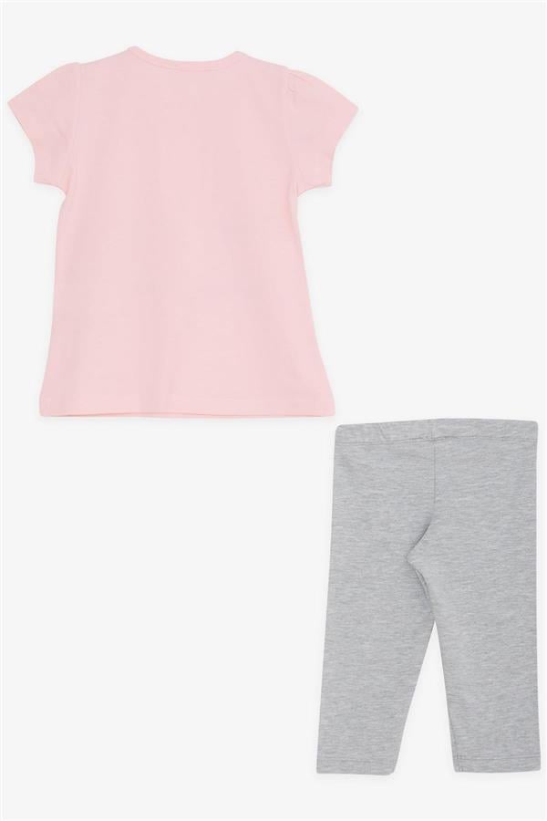 Girls' Capri Leggings Set, Dream Theme, Pink (Ages 1-4)
