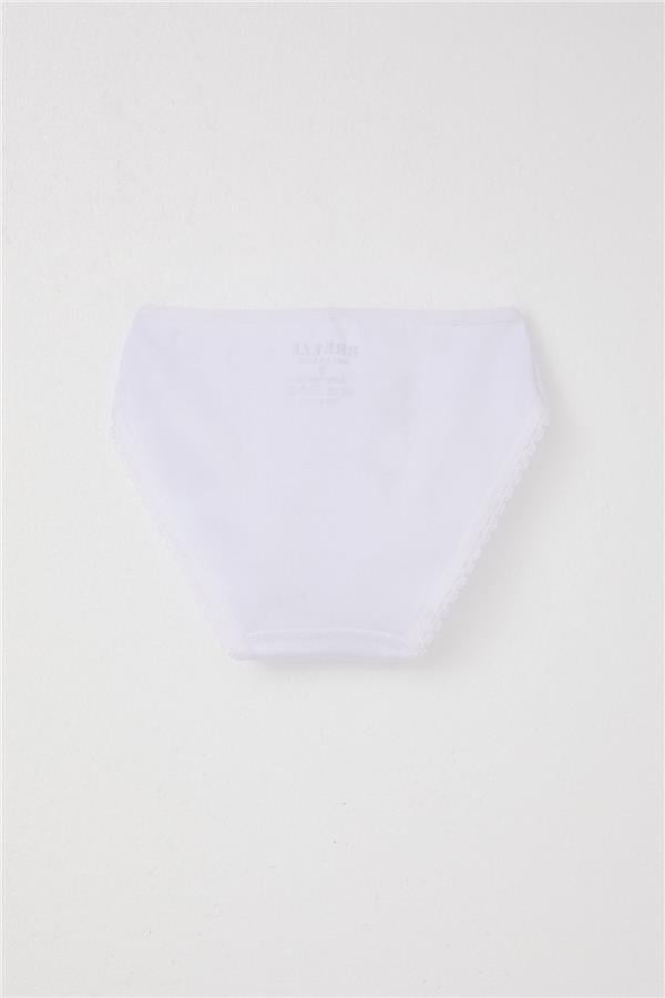 Girls' Underwear, White (Ages 3-11)