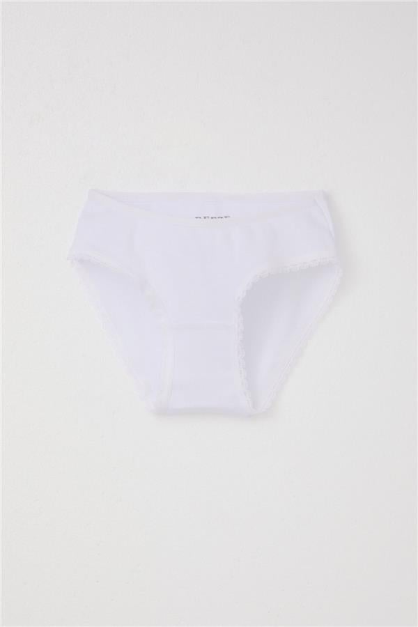 Girls' Underwear, White (Ages 3-11)