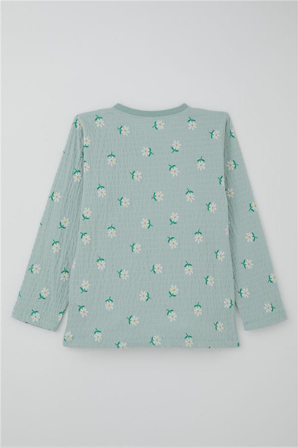 Breeze Kids Aqua Green Top Bottom Set