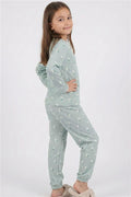 Breeze Kids Aqua Green Top Bottom Set