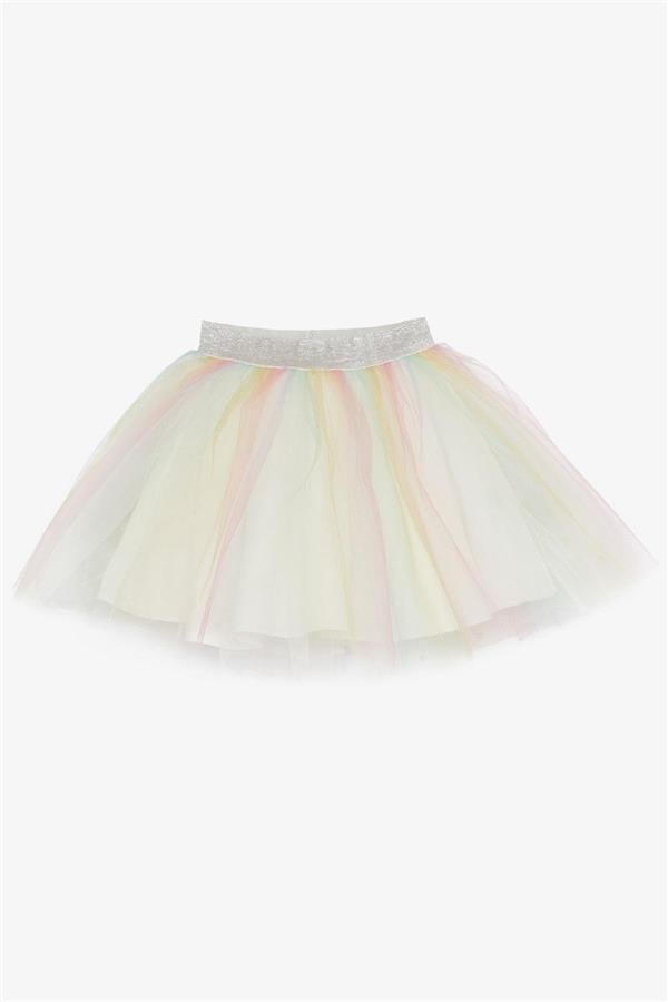 Girls' Colorful Tutu Skirt, Mixed Colors (Ages 4-10)