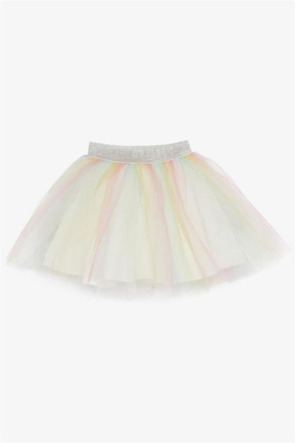 Girls' Colorful Tutu Skirt, Mixed Colors (Ages 4-10)