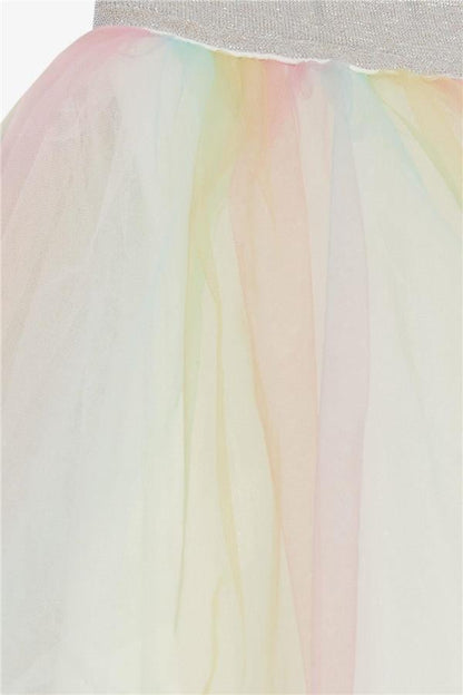 Girls' Colorful Tutu Skirt, Mixed Colors (Ages 4-10)