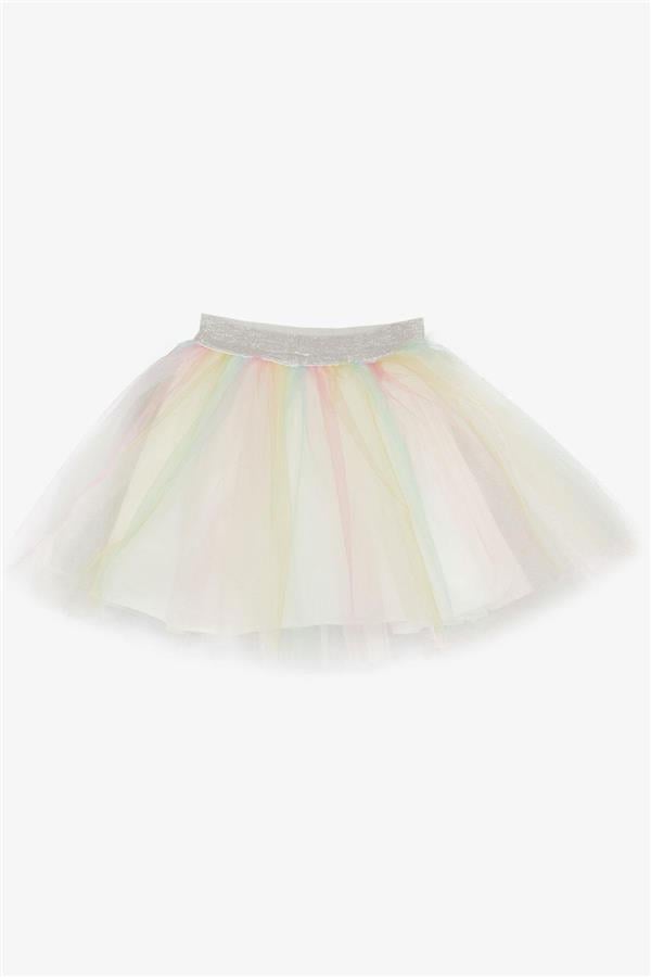 Girls' Colorful Tutu Skirt, Mixed Colors (Ages 4-10)
