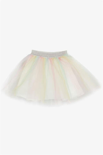 Girls' Colorful Tutu Skirt, Mixed Colors (Ages 4-10)