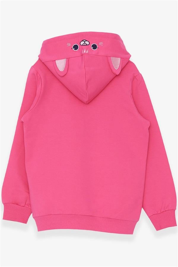 Baby Girl Sweatshirt with Embroidered Text Print, Pink (2 Years)