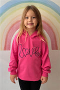 Baby Girl Sweatshirt with Embroidered Text Print, Pink (2 Years)
