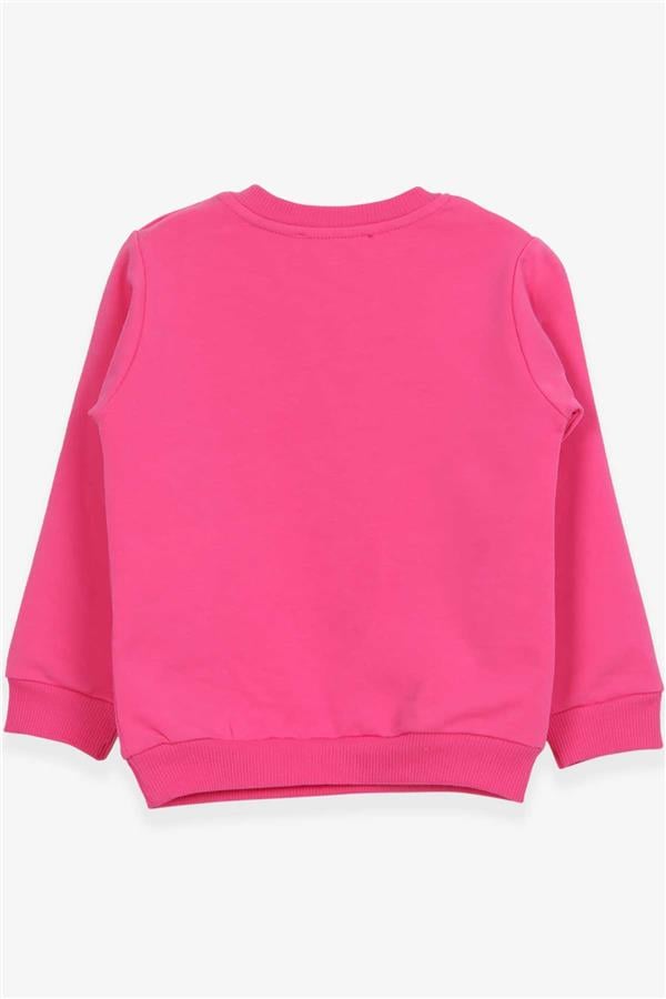 Baby Girl Sweatshirt with Umbrella Print, Pink (1.5-2 Years)