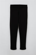 Girls' Basic Leggings Black (Ages 8-14)