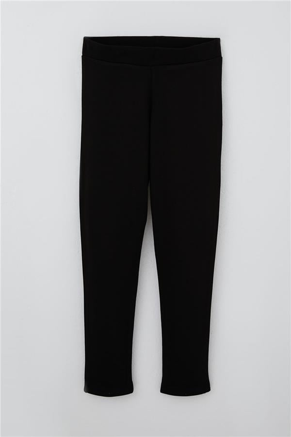 Girls' Basic Leggings Black (Ages 8-14)