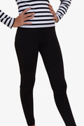 Girls' Basic Leggings Black (Ages 8-10)