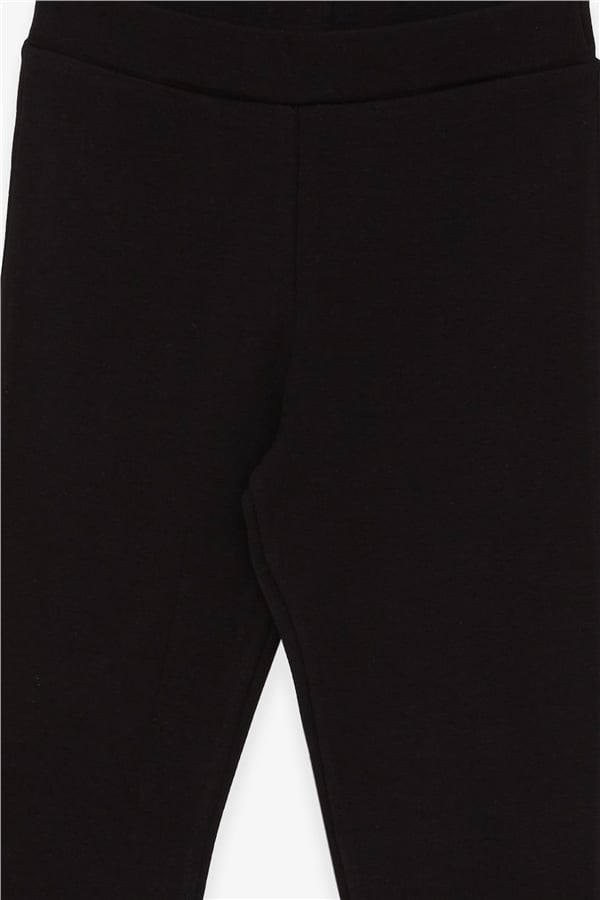 Girls' Basic Leggings Black (Ages 8-10)