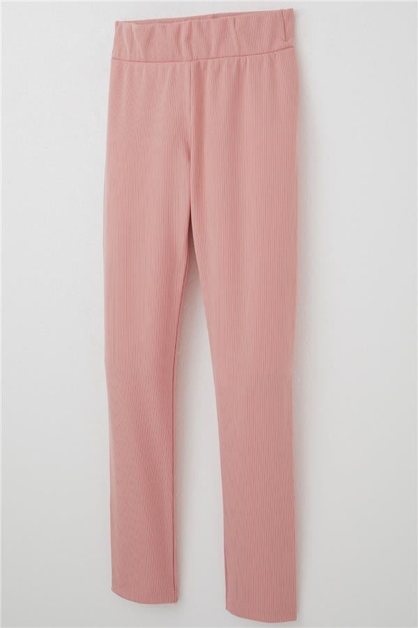 Girls' Basic Leggings Salmon (Ages 9-14)