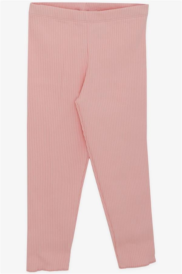 Baby Girl Leggings Set with Sequins and Text Print, Salmon (1.5-2 Years)