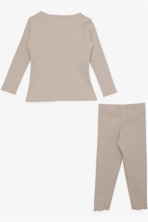 Girls' Leggings Set with Sequins and Rhinestone Print (1.5-4 Years)