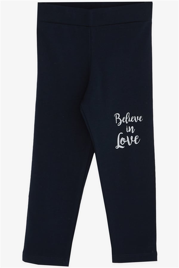 Baby Girl Leggings Set, Printed and Sequined, White (1.5-2 Years)