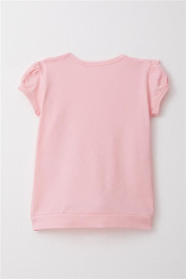 Pink Lace T-Shirt for Girls (1.5-5 Years)