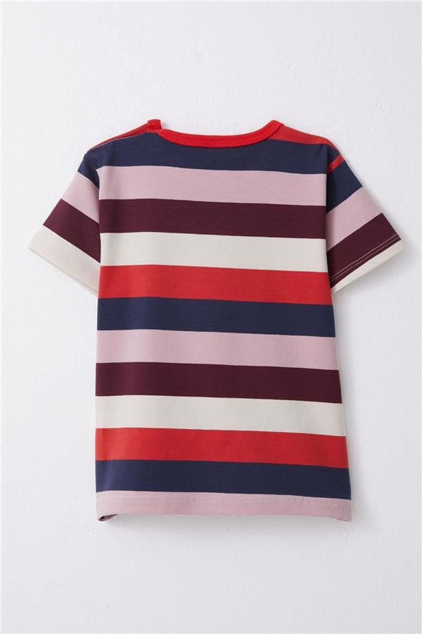 Girls' Striped T-Shirt, Mixed Colors (Ages 1-4)