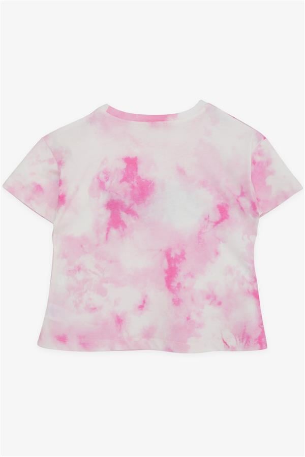 Girls' Pink T-Shirt with Text Print (Ages 8-14)