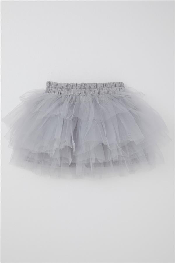Girls' Tutu Skirt Grey (Ages 8-12)