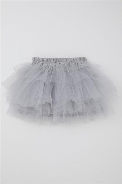 Girls' Tutu Skirt Grey (Ages 8-12)