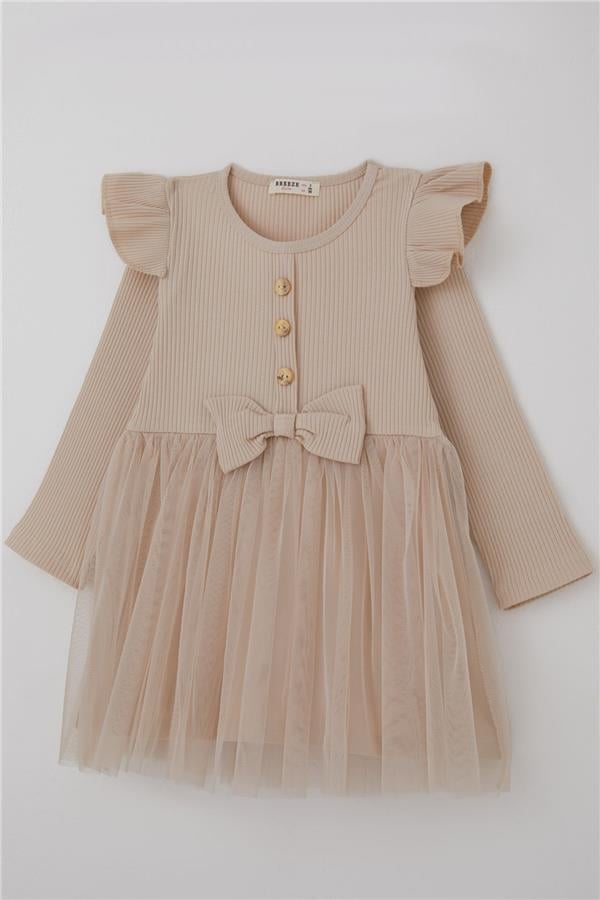 Breeze Kids Beige Dress
