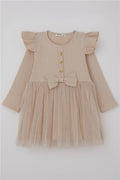 Breeze Kids Beige Dress