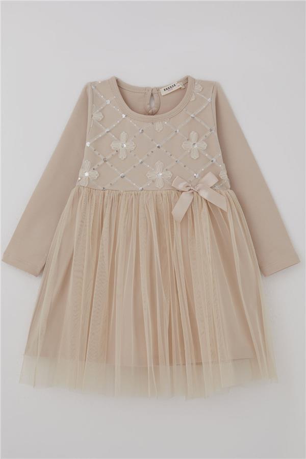 Breeze Kids Beige Dress