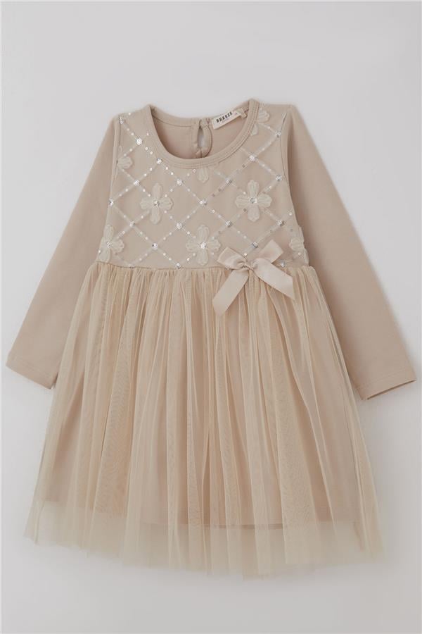 Breeze Kids Beige Dress