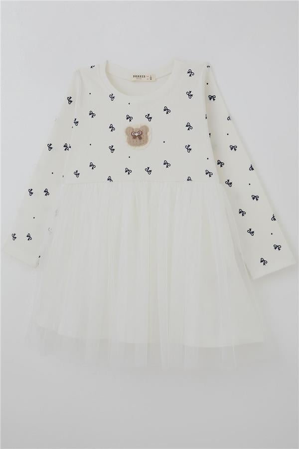Breeze Kids Ecru Dress