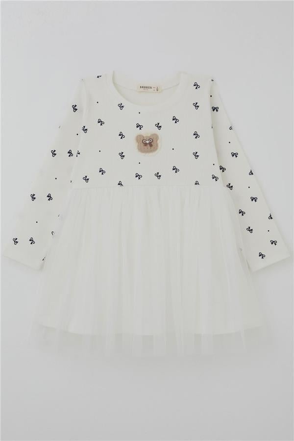 Breeze Kids Ecru Dress