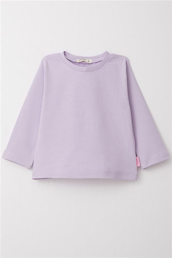 Baby Girl Long-Sleeve T-Shirt Basic Light Lilac (1-2 Years)