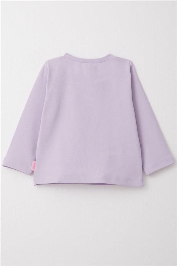 Baby Girl Long-Sleeve T-Shirt Basic Light Lilac (1-2 Years)