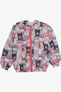 Baby Girl Raincoat with Cute Kitten Pattern, Mixed Colors (1 Year)