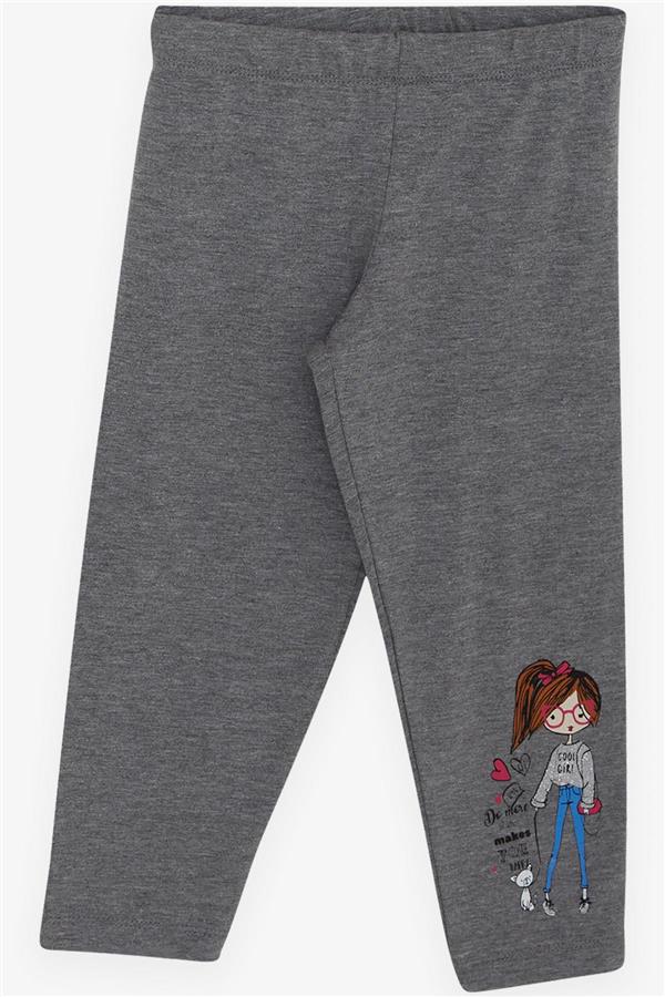 Baby Girl Leggings Set, Friendship Theme, Girl Print, Neon Pink (1.5-2 Years)