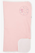 Newborn Baby Blanket, Sleepy Cloud Print, Salmon (75 x 85 cm)