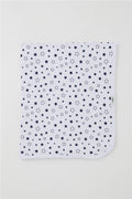 Newborn Baby Blanket, Star Pattern, White (80 x 90 cm)
