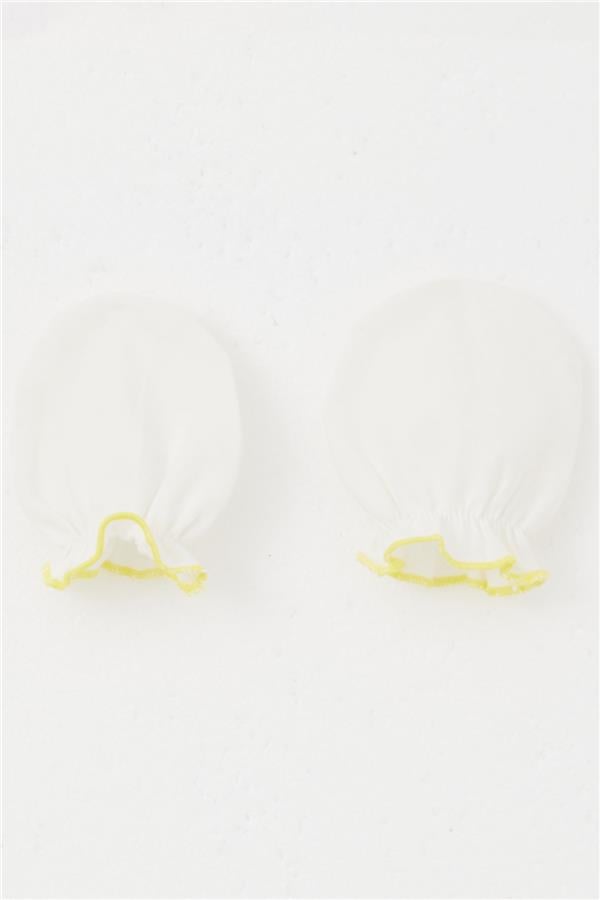 Newborn Baby Gloves Basic Off-White (7 x 9 cm)