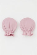 Newborn Baby Gloves Basic Rose Pink (7 x 9 cm)